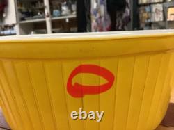Vintage Pyrex #24 Primary Yellow Souffle Dish Hard To Find 2.5 Quart