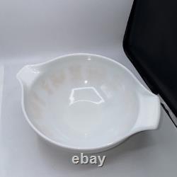 Vintage Pyrex # 444 Pumpkin Orange Amish Butterprint Cinderella Bowl 4 Qt Read