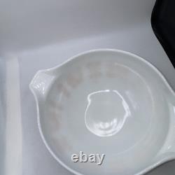 Vintage Pyrex # 444 Pumpkin Orange Amish Butterprint Cinderella Bowl 4 Qt Read