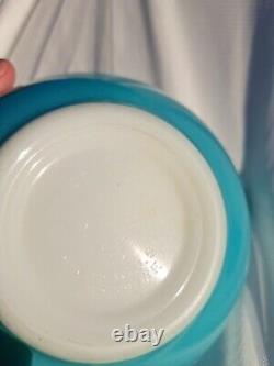 Vintage Pyrex Chip & Dip Set with Bracket 441 & 444 Promotional 1958 Balloons