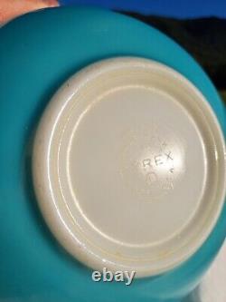 Vintage Pyrex Chip & Dip Set with Bracket 441 & 444 Promotional 1958 Balloons