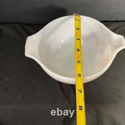 Vintage Pyrex JAJ Red Coral Gooseberry Mixing Bowl 441 With STARS HTF