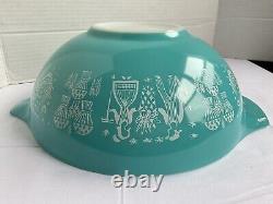 Vintage Pyrex Mixing Bowls Amish Butterprint Set of 4 Cinderella Nesting USA