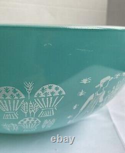Vintage Pyrex Mixing Bowls Amish Butterprint Set of 4 Cinderella Nesting USA