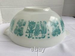 Vintage Pyrex Mixing Bowls Amish Butterprint Set of 4 Cinderella Nesting USA