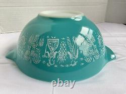 Vintage Pyrex Mixing Bowls Amish Butterprint Set of 4 Cinderella Nesting USA