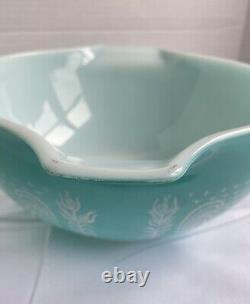 Vintage Pyrex Mixing Bowls Amish Butterprint Set of 4 Cinderella Nesting USA