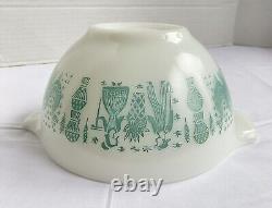 Vintage Pyrex Mixing Bowls Amish Butterprint Set of 4 Cinderella Nesting USA