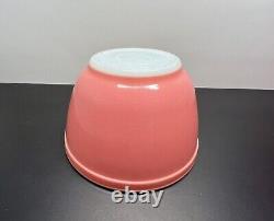 Vintage Pyrex Nesting Mixing Bowls Flamingo Pink Set of 4 401, 402, 403, 404