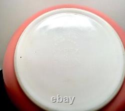 Vintage Pyrex Nesting Mixing Bowls Flamingo Pink Set of 4 401, 402, 403, 404
