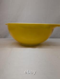 Vintage Pyrex Sunflower Daisy Yellow Orange Cinderella Nesting Bowls Set Of 3