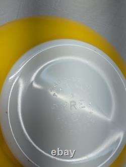 Vintage Pyrex Sunflower Daisy Yellow Orange Cinderella Nesting Bowls Set Of 3