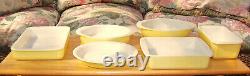 Vintage Pyrex Yellow Desert Dawn Complete Set