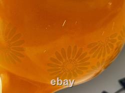 Vintage Pyrex set of 4 Sunflower Cinderella Nesting Bowls 441-444 (B)