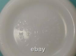 Vintage RARE PYREX AMISH BUTTERPRINT 8 OZ Cinderella Bowl 20 Turquoise