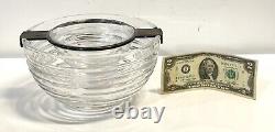Vintage Riedel Mesa Made In Italy Silver Plate And Glass Caviar Server Bowl