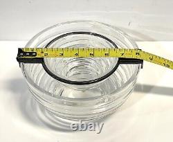 Vintage Riedel Mesa Made In Italy Silver Plate And Glass Caviar Server Bowl