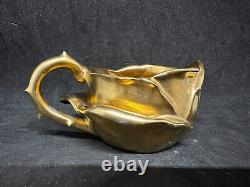 Vintage Royal Bayreuth-A Gold Rose Demitasse Cup & Saucer-Stunning/Hard To Find