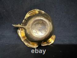 Vintage Royal Bayreuth-A Gold Rose Demitasse Cup & Saucer-Stunning/Hard To Find