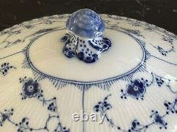 Vintage Royal Copenhagen Blue Fluted Full 1st Quality Vegetable Bowl # 1129