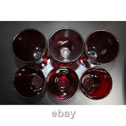 Vintage Ruby Red Anchor Hocking 53 Pc. Dishware
