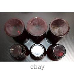 Vintage Ruby Red Anchor Hocking 53 Pc. Dishware