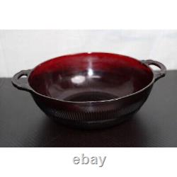 Vintage Ruby Red Anchor Hocking 53 Pc. Dishware