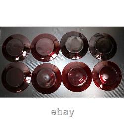 Vintage Ruby Red Anchor Hocking 53 Pc. Dishware