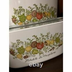 Vintage Set Cookwar Bowls Pyrex Corningware Original Resistant To Thermal Shock