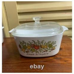 Vintage Set Cookwar Bowls Pyrex Corningware Original Resistant To Thermal Shock