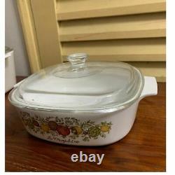 Vintage Set Cookwar Bowls Pyrex Corningware Original Resistant To Thermal Shock