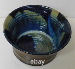 Vintage Signed Wayne Chapman Pottery Bowl 7 x 4