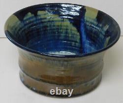 Vintage Signed Wayne Chapman Pottery Bowl 7 x 4