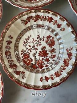 Vintage Spode INDIAN TREE Rust Dessert Bowl Set of 8 Get ready for Fall