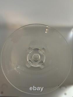 Vintage Steuben 1940s Crystal Art Glass Scroll Footed Bowl by John Dreves, 10.5