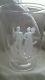 Vintage Steuben Etched 1937 Crystal Art Glass Goblet (Peasants)