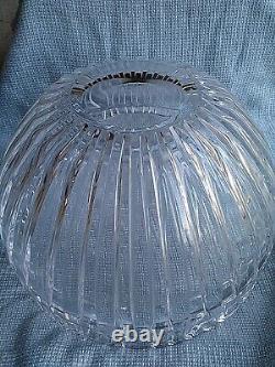 Vintage Tiffany & Co. 10 Roman Numerals Crystal Atlas Bowl Signed, Pre-owned