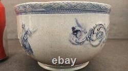 Vintage Used Old Sleepy Eye Salt Bowl (with impressed X on bottom) Native American