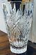 Vintage Waterford Normandy Heavy Crystal Vase 10 High 6.25Wide Excellent