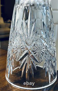 Vintage Waterford Normandy Heavy Crystal Vase 10 High 6.25Wide Excellent