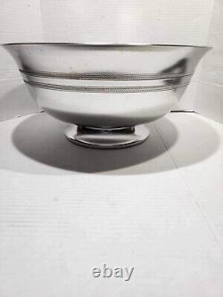 Vintage Wear Ever Large Aluminum Punch Bowl With12 Cups