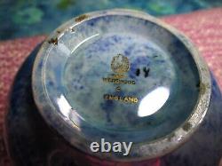 Vintage Wedgwood Fish Lustre Bowl, Circa 1920-29, is 2 in high and 4 in wide