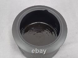 Vintage Wedgwood Made in England Neoclassical Figures Black Basalt Sugar