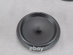 Vintage Wedgwood Made in England Neoclassical Figures Black Basalt Sugar