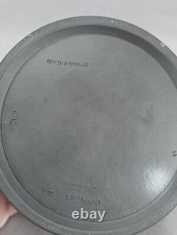 Vintage Wedgwood Made in England Neoclassical Figures Black Basalt Sugar
