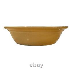 Vintage Yellow Ware Oval Pottery Serving Bowl 60 oz Owned by Martha Stewart