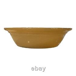 Vintage Yellow Ware Oval Pottery Serving Bowl 60 oz Owned by Martha Stewart