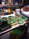 Vintage cabbage bowls dishes cabbageware ceramic pottery green Set Of 6