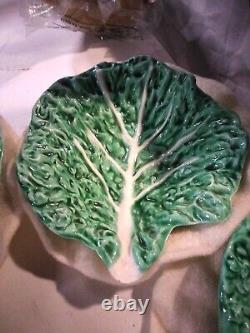 Vintage cabbage bowls dishes cabbageware ceramic pottery green Set Of 6