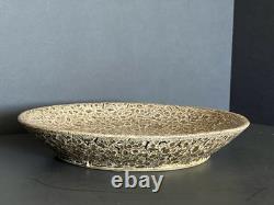 Volcanic Lava Low Bowl 1980 Douglas Ferguson Pigeon Forge Pottery, Tennessee
